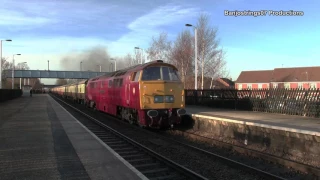 Class 52 Maybach Power! ~ D1031 (D1015) 1Z17 Yuletide East Yorkshireman 17/12/2016