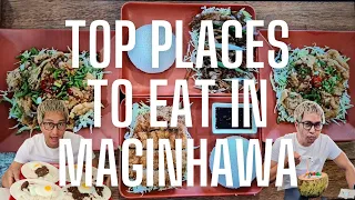 TOP PLACES TO EAT IN #MAGINHAWA #QuezonCity | #foodtrip tayo! | GabsmashTV