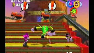 Sonic Heroes (GC) Team Chaotix Bullet Station Mission 1 A Rank