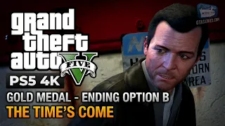 GTA 5 PS5 - Mission #86 - The Time's Come (Option B: Michael) [Gold Medal Guide - 4K 60fps]