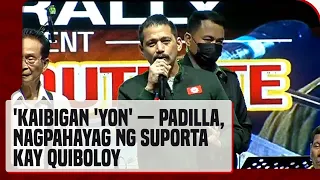 Sen. Padilla, nagpahayag ng suporta kay Pastor Quiboloy sa isinagawang prayer rally
