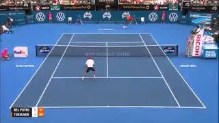 Sydney 2014 Friday Semi-final Highlights del Potro Tursunov