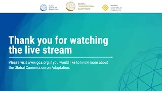 Launch of Global Commission on Adaptation