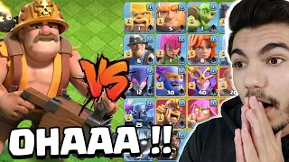 SÜPER MADENCİ VS TÜM BİRLİKLER !! - Clash Of Clans