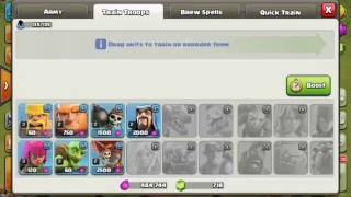 clash of clans donate glitch