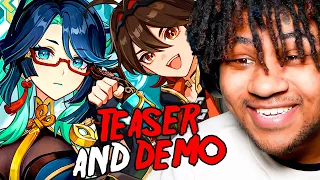 I REACTED To EVERY Genshin Impact Character TEASERS And DEMOS