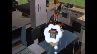 I grilled my baby in The Sims 2