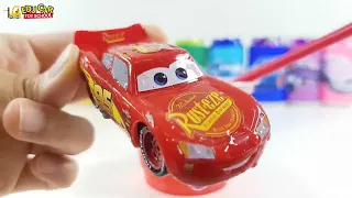 If you put soda in it and turn it around, the McQueen friends transform Mack Truck magic juice Play