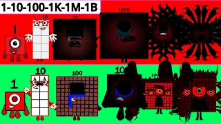 Uncannyblocks Band But Different nightmare (1-10-100-1K-1M-1B) VS Different But Not like this