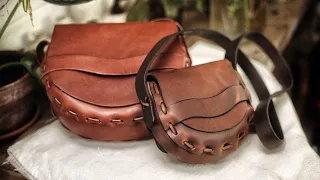 How to Make a Vintage Laced Leather Bag :)