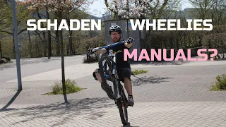 Wheelies schaden dem Manual Lernen? MTB Fahrtechnik Tutorial Ridefirst