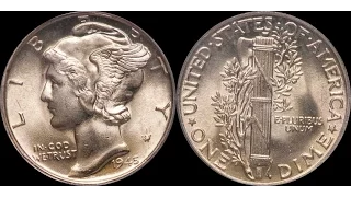 STUNNING Common 1945 Mercury Dime Sells for $10,000!  Why Did it Command So Much Money?