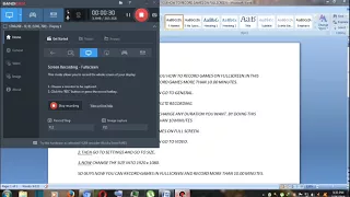 HOW TO RECORD GAMES WITH BANDICAM IN FULLSCREEN AND TO RECORD MORE THAN 10 MINUTES