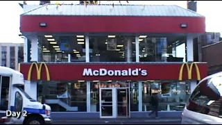 Super Size Me (2004) by Morgan Spurlock, Clip: Day 2 - and Morgan goes SUPER SIZE! (and throws up!)