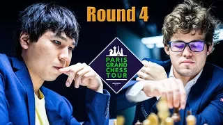 Wesley So vs Magnus Carlsen - Guardian Angels fell asleep - Paris Round 4 - GCT 2017