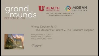 Ethics: "Whose Decision is it? The Desperate Patient vs. The Reluctant Surgeon"