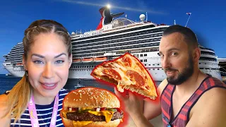 What FOOD Is Included (FREE) With Carnival Cruise