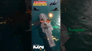 Modern Warships - A-14B Equalizer Total damage Test 🔥#modernwarships #shorts