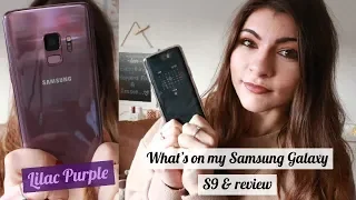 What's on my Samsung Galaxy S9 & Review |SoSoraia