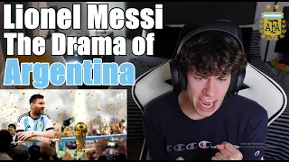 Will he win the World Cup? | Lionel Messi - The Drama of Argentina | Reaction