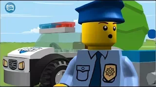 Мультик про полицейскую машину, пожарную машинку и вертелет  Лего мультики про полицейского
