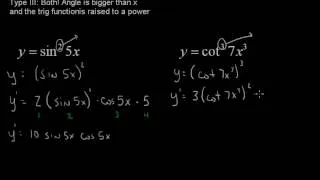 Calculus Section 2.4: Derivatives - Chain Rule and Trig Functions