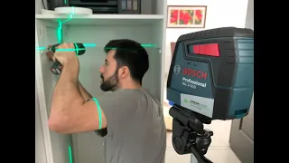 NIVEL  LASER VERDE, QUE HACER CON EL? BOSCH GLL 2 12G