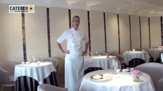 Chef Masterclass: Clare Smyth at Restaurant Gordon Ramsay demos cucumber sorbet demo
