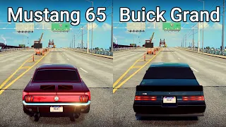 NFS Heat: Ford Mustang 65 vs Buick Grand National - Drag Race