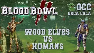 Blood Bowl 2 - Wood Elves (the Sage) vs Humans (ArchieBunker) - OCC S8G1