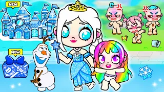I WAS ADOPTED BY ELZA | FROZEN IN AVATAR WORLD