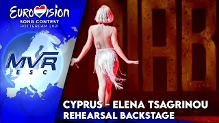 Eurovision 2021: Cyprus 🇨🇾 - Elena Tsagrinou - Rehearsals Backstage