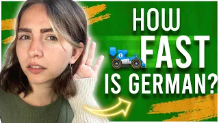 Different Speaking Speeds in German (how fast can you follow?)