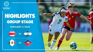 Women's Under-17 | Costa Rica vs El Salvador | México vs Haiti