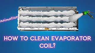 How to clean evaporator coil? | Animation | #hvacmaintenance #hvactraining