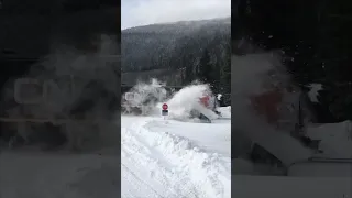 Train Collided with a Stuck Truck Causing It to Go off the Track