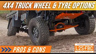 4x4 truck wheel & tyre options - 19.5 vs 17, 35 vs 37, Fuso, Canter, Hino and more