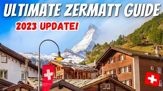 ULTIMATE ZERMATT TRAVEL GUIDE: Top things to do in 2023! Gornergrat + Matterhorn Glacier Paradise