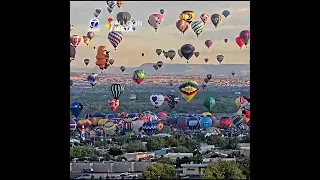 Albuquerque International Balloon Fiesta 2023 - Tuesday Timelapse