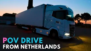 POV trip from NL to PL by DAF XG truck Nikotimer