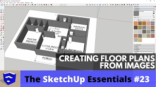 Creating Floor Plans from Images in SketchUp - The SketchUp Essentials #23