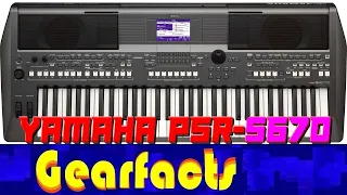 The YAMAHA PSR-S670 home keyboard plays HARD!