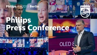 IFA 2019 | Philips Press Conference