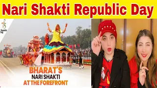 Nari Shakti themed tableaux at 75th Republic Day celebrations, Kartavya Path |