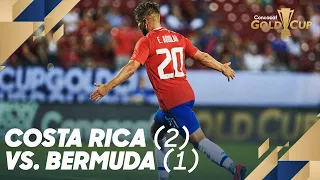 Costa Rica (2) vs. Bermuda (1) - Gold Cup 2019