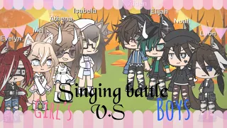 Gacha Life|| Singing battle Girls V.S Boys!||(Alone x Pare)🎧🎹🎼🎤