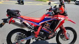 2022 Honda CRF300Rally -Akrapovic #crf300rally #nice sound