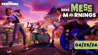 You can now use Rock Band instruments in Fortnite Festival | Game Mess Mornings 04/25/24