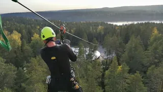 Скоростной зиплайн в Norway Park Орех