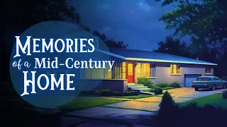 💤 Rainy Bedtime Story! 🌧  Memories of a Mid-Century Home 🏡